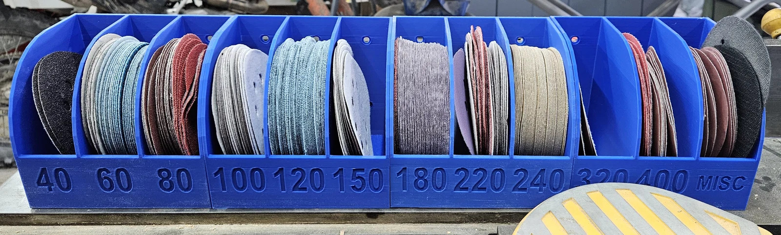 Giá treo lưu trữ nhám đĩa 5" có nhãn (nhiều biến thể) - Image 3