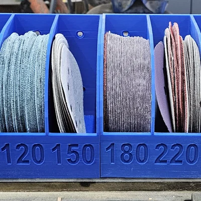Giá treo lưu trữ nhám đĩa 5" có nhãn (nhiều biến thể)