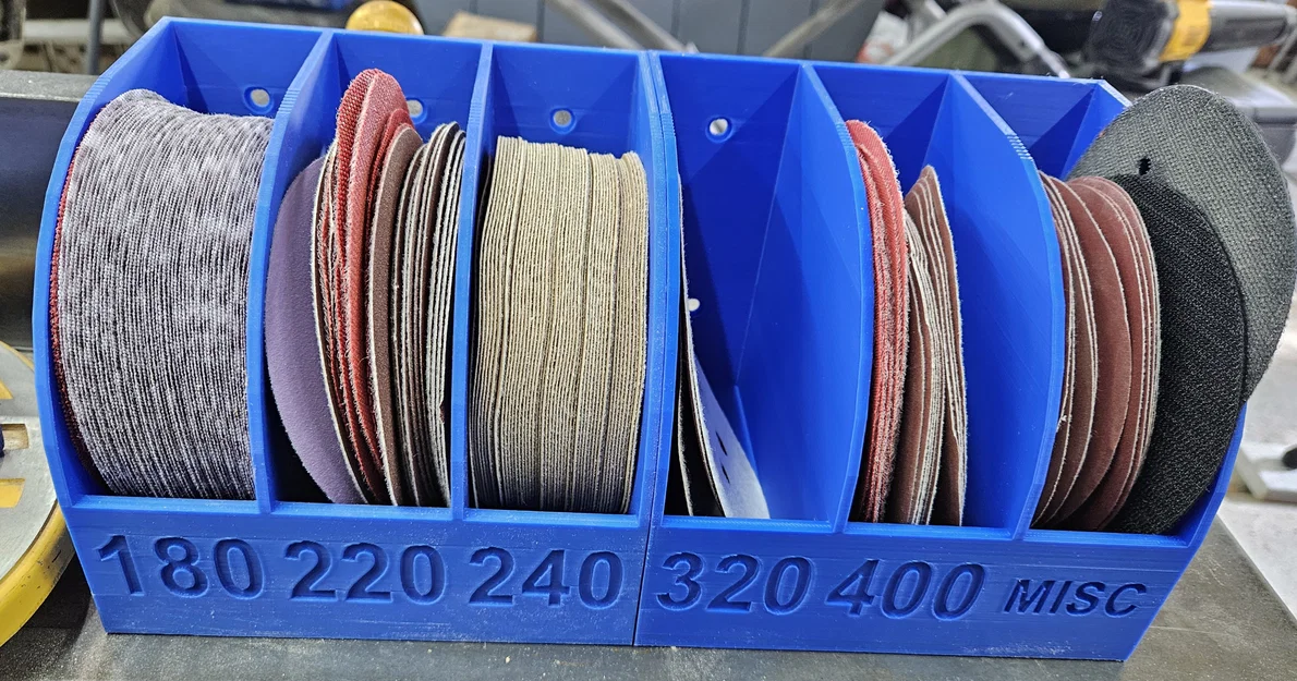 Giá treo lưu trữ nhám đĩa 5" có nhãn (nhiều biến thể) - Image 4