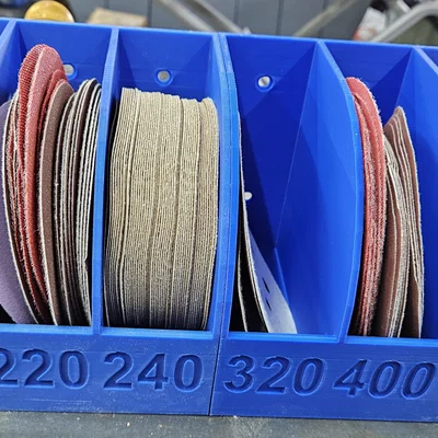 Giá treo lưu trữ nhám đĩa 5" có nhãn (nhiều biến thể)