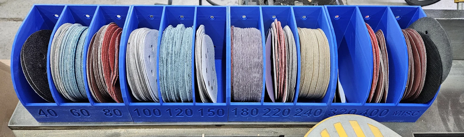 Giá treo lưu trữ nhám đĩa 5" có nhãn (nhiều biến thể) - Image 5