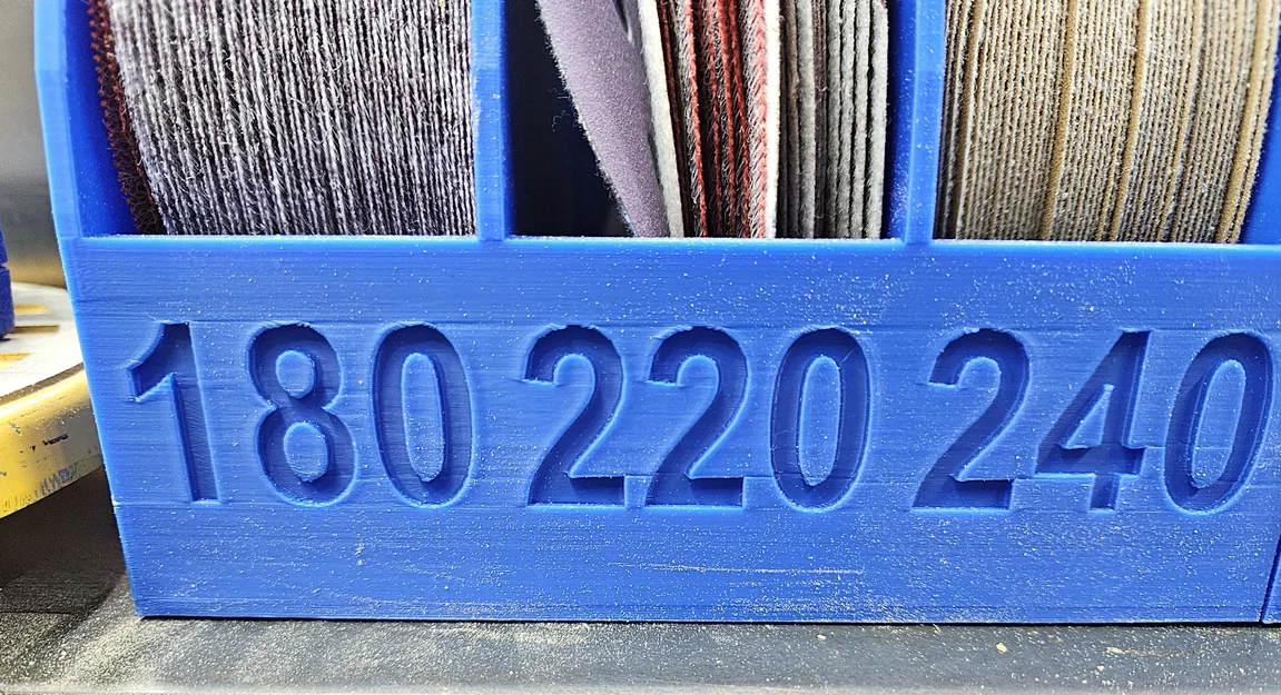 Giá treo lưu trữ nhám đĩa 5" có nhãn (nhiều biến thể) - Image 6
