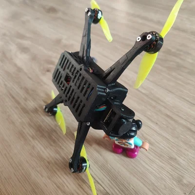 Mini Fatty Long Range Drone 2x pin 21700 Li-ion - sẵn sàng cho HD