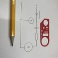 Mẫu Thước Vẽ Sơ Đồ Điện (Template For Electrical Diagrams) - Thumbnail 3