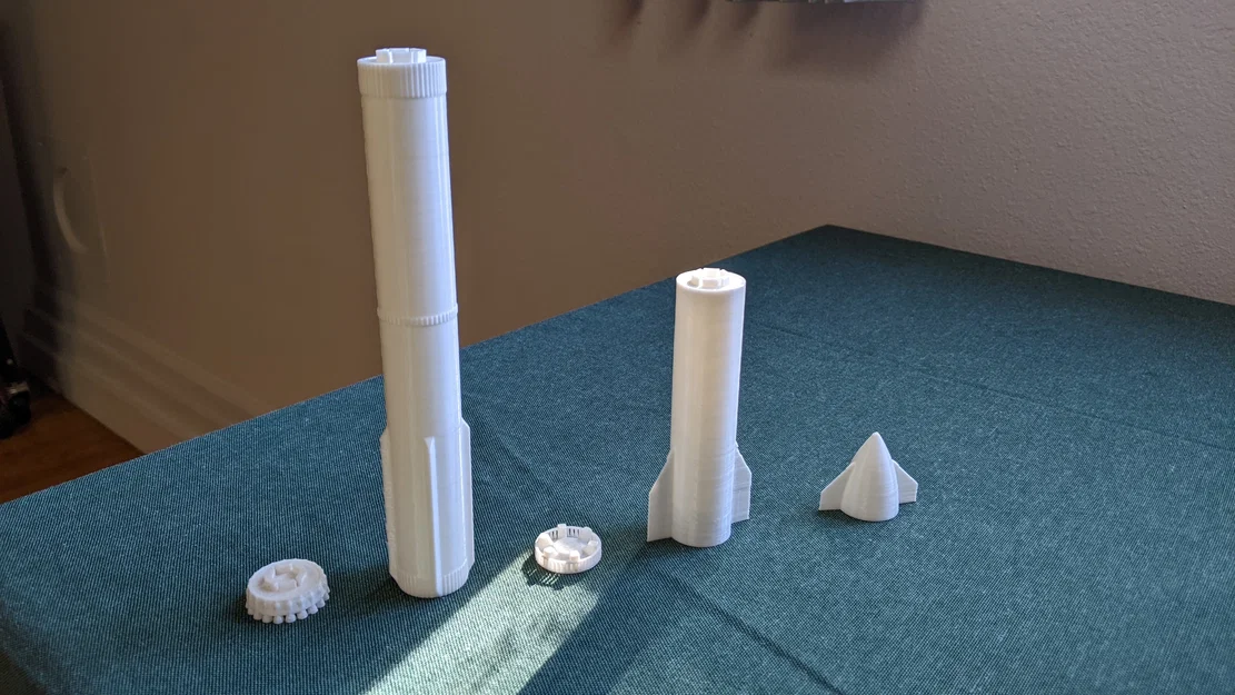 Modular SpaceX Starship – Mô hình tỉ lệ 1/400 ráp module - Image 2