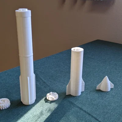 Modular SpaceX Starship – Mô hình tỉ lệ 1/400 ráp module