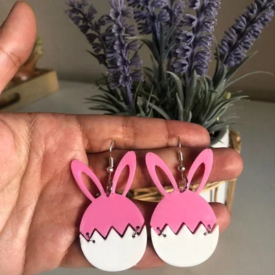 Bông tai Trứng Phục Sinh & Thỏ Phục Sinh (Pascua de Resurrección)