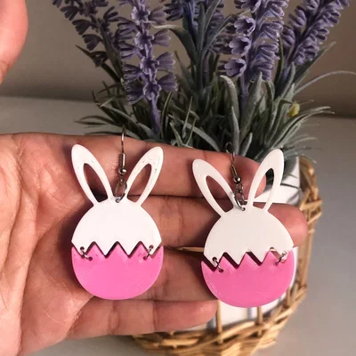 Bông tai Trứng Phục Sinh & Thỏ Phục Sinh (Pascua de Resurrección)