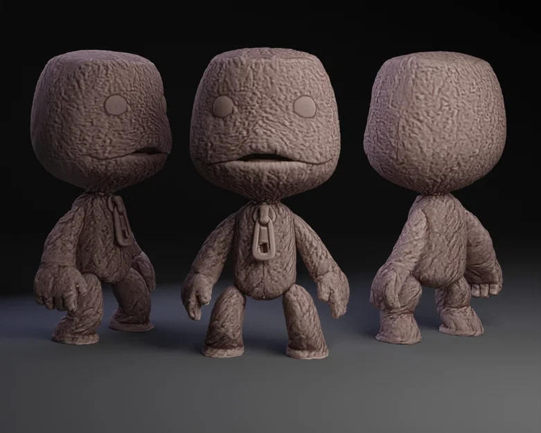 Mô hình 3D Sackboy cực kỳ đáng yêu cho fan LittleBigPlanet - Image 1
