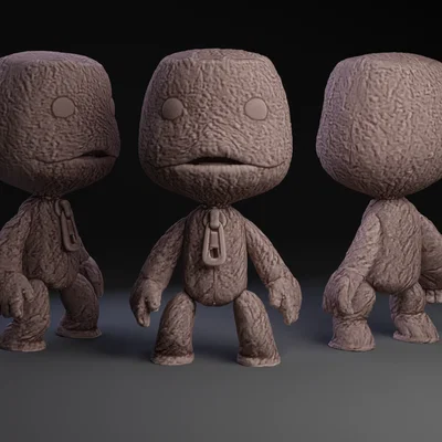 Mô hình 3D Sackboy cực kỳ đáng yêu cho fan LittleBigPlanet