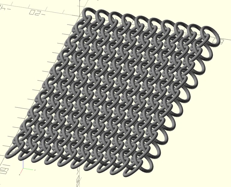 Parametric Chain Mail V2 – Chainmail tham số dễ tùy chỉnh - Image 1