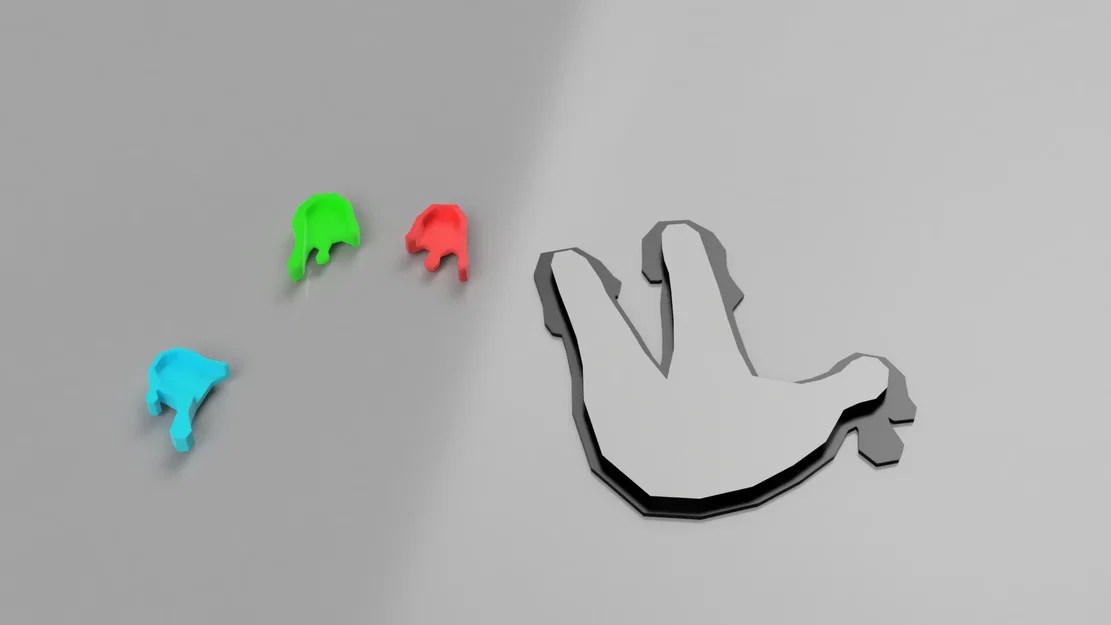 Huy hiệu Gorilla Tag Finger Painter - Image 1