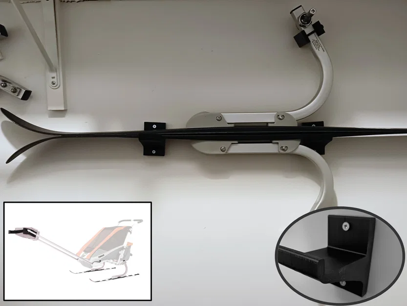 Móc treo ván trượt cho xe Chariot Thule - Giải pháp lưu trữ gọn gàng - Image 2