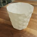 Chậu cây 3D Flowerpot Vase 01 họa tiết hình lục giác hiện đại - Thumbnail 3