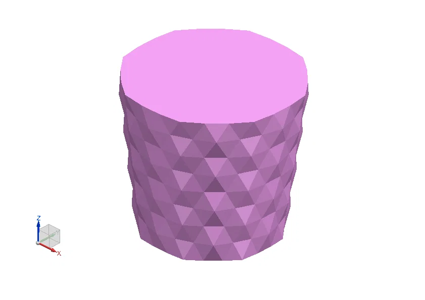 Chậu cây 3D Flowerpot Vase 01 họa tiết hình lục giác hiện đại - Image 4