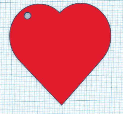 Móc khóa trái tim 3D (Llaverito de Corazon) – Quà tặng ý nghĩa - Image 1