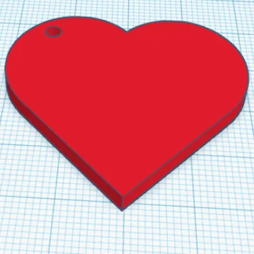 Móc khóa trái tim 3D (Llaverito de Corazon) – Quà tặng ý nghĩa