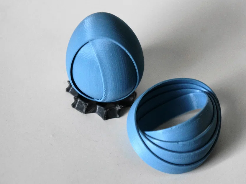 Mô hình quả trứng Phục sinh đồng tâm (Easter Egg shells) - In 3D cực đẹp - Image 1