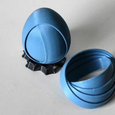 Mô hình quả trứng Phục sinh đồng tâm (Easter Egg shells) - In 3D cực đẹp