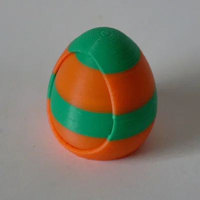 Mô hình quả trứng Phục sinh đồng tâm (Easter Egg shells) - In 3D cực đẹp