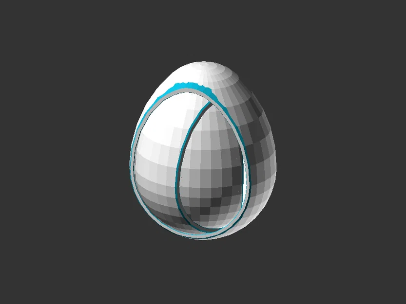Mô hình quả trứng Phục sinh đồng tâm (Easter Egg shells) - In 3D cực đẹp - Image 4