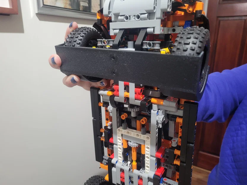 Giá treo tường cho xe Lego Technic Raptor - Phụ kiện in 3D trưng bày - Image 2