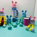 Mô hình Trứng Phục sinh Bunny có khớp nối (Easter Bunny Egg) in 3D - Thumbnail 2