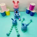 Mô hình Trứng Phục sinh Bunny có khớp nối (Easter Bunny Egg) in 3D - Thumbnail 3