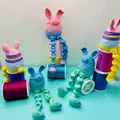 Mô hình Trứng Phục sinh Bunny có khớp nối (Easter Bunny Egg) in 3D - Thumbnail 6