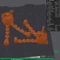 Mô hình Trứng Phục sinh Bunny có khớp nối (Easter Bunny Egg) in 3D - Thumbnail 8