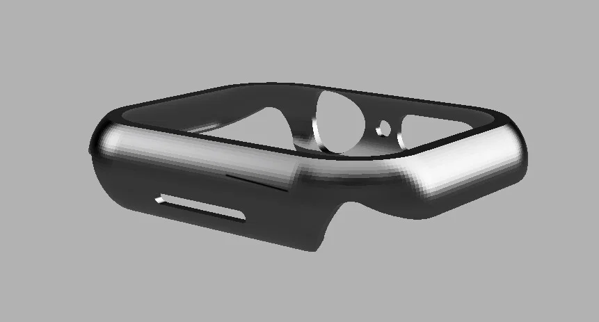 Ốp bảo vệ Apple Watch 7/8 45mm thiết kế khe loa đơn in 3D - Image 1