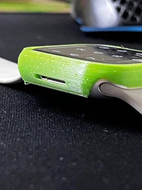 Ốp bảo vệ Apple Watch 7/8 45mm thiết kế khe loa đơn in 3D - Image 2