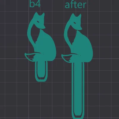 Kẹp sách hình cáo (Fox Bookmark) thiết kế cải tiến chống rơi