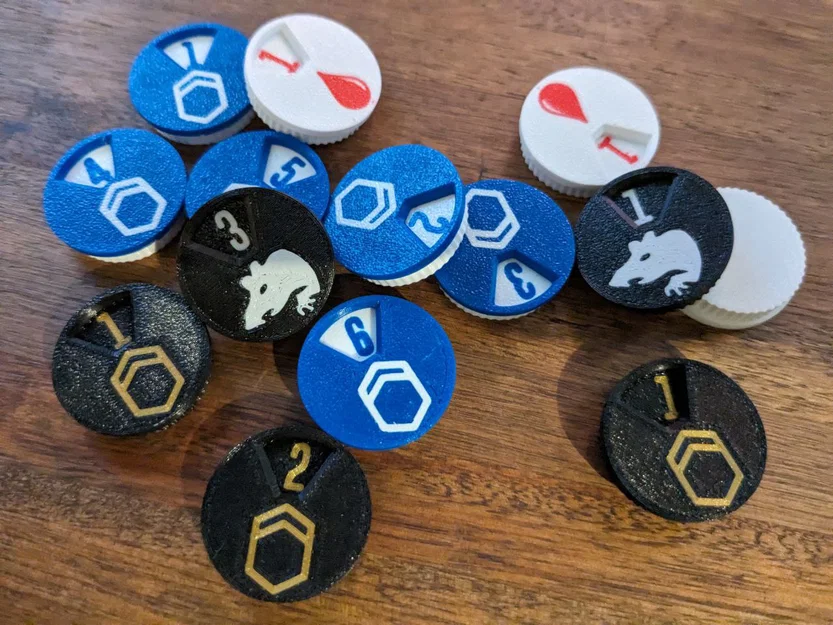 Dial Đếm Chỉ Số Nhỏ Cho Game (Small Gaming Counter Dial) - Image 1