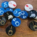 Dial Đếm Chỉ Số Nhỏ Cho Game (Small Gaming Counter Dial) - Thumbnail 1