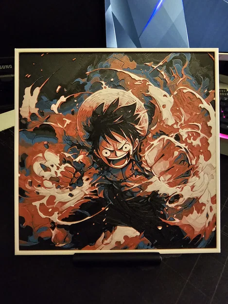 Luffy One Piece - HueForge - Image 1
