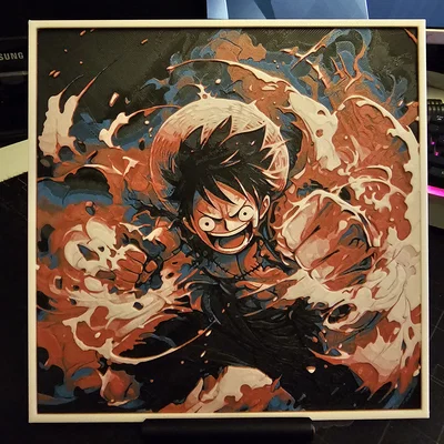 Luffy One Piece - HueForge