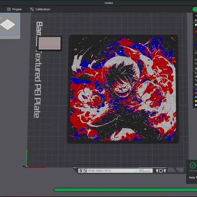 Luffy One Piece - HueForge