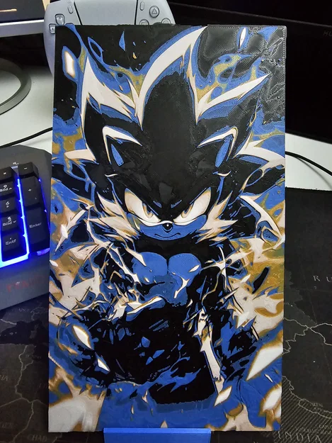 Sonic the Hedgehog - HueForge - Image 1