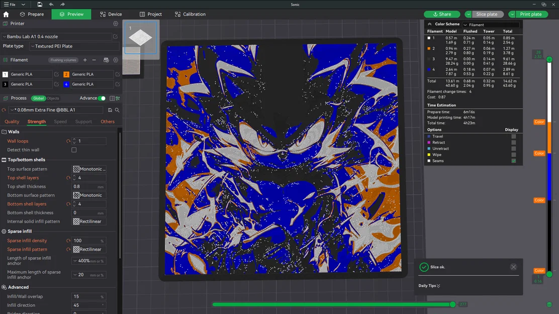 Sonic the Hedgehog - HueForge - Image 2