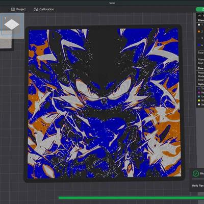 Sonic the Hedgehog - HueForge