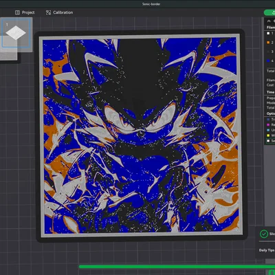 Sonic the Hedgehog - HueForge