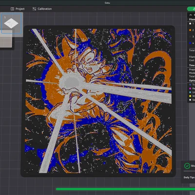 Goku Dragonball - HueForge