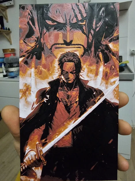 Shanks One Piece - HueForge - Image 1