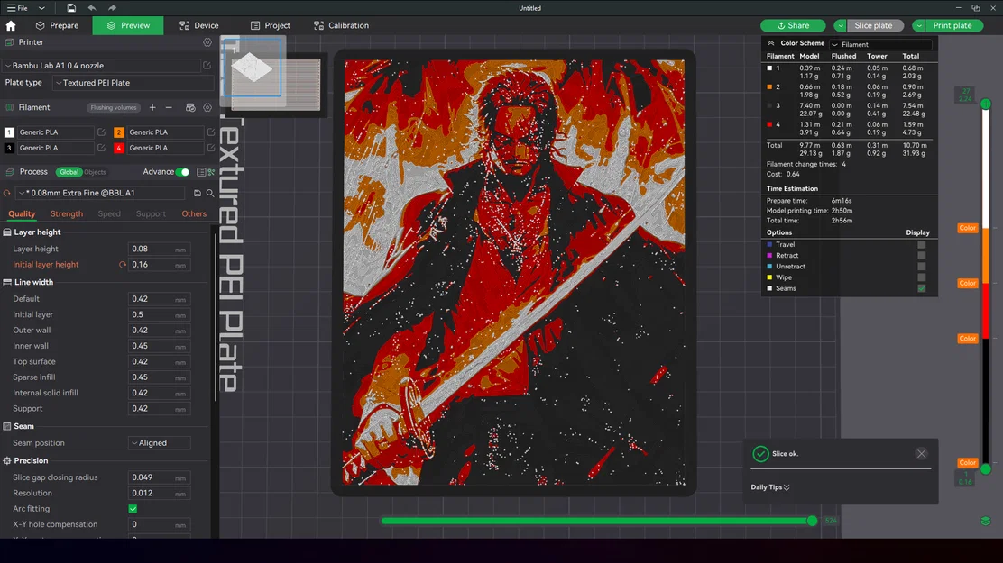 Shanks One Piece - HueForge - Image 3