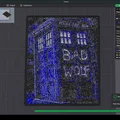 Mô hình tranh in 3D Tardis Doctor Who - Nghệ thuật HueForge độc đáo - Thumbnail 2