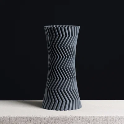 Bình trang trí họa tiết Zigzag (Vase Mode)