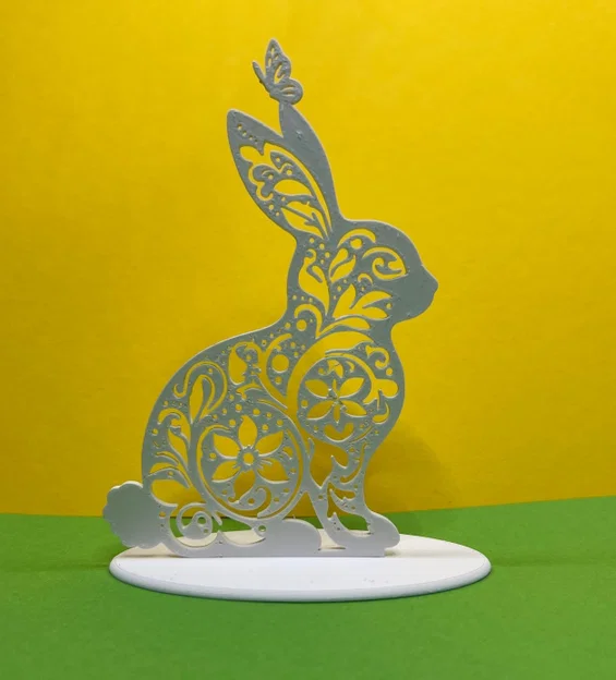 Thỏ Phục Sinh kèm Ornament (Osterhase mit Ornament) - Image 1