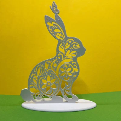 Thỏ Phục Sinh kèm Ornament (Osterhase mit Ornament)