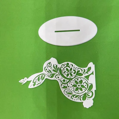 Thỏ Phục Sinh kèm Ornament (Osterhase mit Ornament)